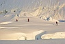 Winding Through Crevasses on Muldrow Glacier